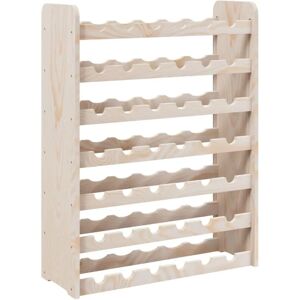 vidaXL Wine Rack 67.5x25x87 cm Solid Pine Wood Brown - Wine Rack vidaXL Wine Rack 67.5x25x87 cm Solid Pine Wood Brown - Wine Rack