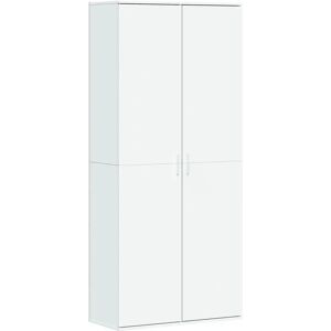 vidaXL White Highboard 80x35x180cm Engineered Wood vidaXL White Highboard 80x35x180cm Engineered Wood