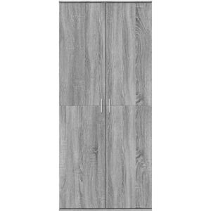 vidaXL Highboard Grey Sonoma 80x35x180 cm Engineered Wood - Sideboard vidaXL Highboard Grey Sonoma 80x35x180 cm Engineered Wood - Sideboard