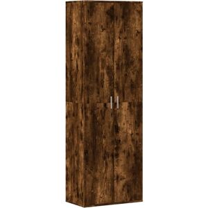 vidaXL Highboard Smoked Oak 60x35x180 cm - Sideboard Cabinet vidaXL Highboard Smoked Oak 60x35x180 cm - Sideboard Cabinet