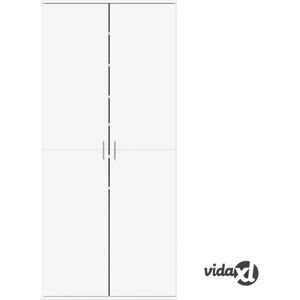 vidaXL Shoe Cabinet White 80x39x178 cm Engineered Wood - Shoe Cabinet vidaXL Shoe Cabinet White 80x39x178 cm Engineered Wood - Shoe Cabinet
