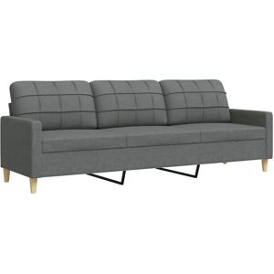 Vidaxl - 3-personers sofa Mørkegrå 210cm - Sofa Vidaxl - 3-personers sofa Mørkegrå 210cm - Sofa