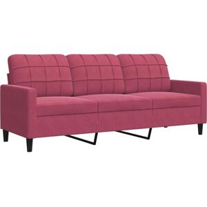 Velour 3-personers sofa VidaXL - Moderne Stueindretning Velour 3-personers sofa VidaXL - Moderne Stueindretning