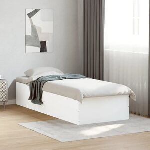 vidaXL Bed Frame White 75x190 cm - Bed Type vidaXL Bed Frame White 75x190 cm - Bed Type