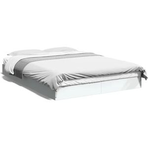 vidaXL Bed Frame White 140x200 cm - Bed Type vidaXL Bed Frame White 140x200 cm - Bed Type