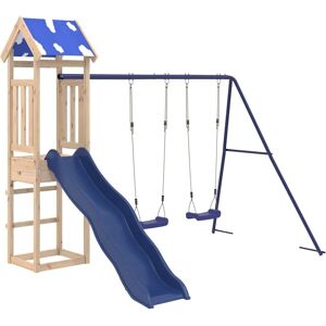 vidaXL Outdoor Playset Solid Pine Wood - Kids Playground for Garden vidaXL Outdoor Playset Solid Pine Wood - Kids Playground for Garden
