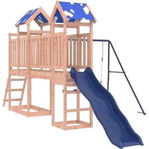 vidaXL Solid Wood Douglas Outdoor Playset Garden Playhouse Kids Playground - Playset vidaXL Solid Wood Douglas Outdoor Playset Garden Playhouse Kids Playground - Playset
