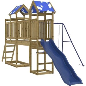 vidaXL Pine Impregnated Wood Garden Playset - Playset vidaXL Pine Impregnated Wood Garden Playset - Playset