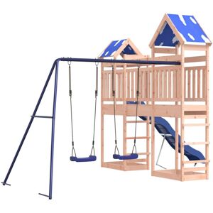 vidaXL Outdoor Playset Garden Playhouse Kids Playground Solid Wood Douglas - Playset vidaXL Outdoor Playset Garden Playhouse Kids Playground Solid Wood Douglas - Playset