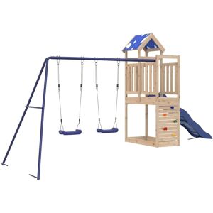 vidaXL Pine Playset - Durable Outdoor Kids Playground - Playset vidaXL Pine Playset - Durable Outdoor Kids Playground - Playset