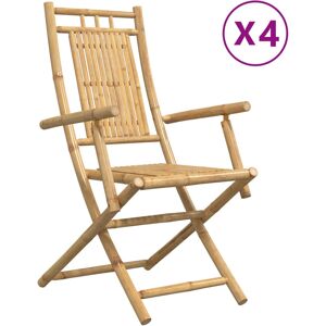vidaXL M Gartensessel Bambus - Klappstühle 6 Stück vidaXL M Gartensessel Bambus - Klappstühle 6 Stück