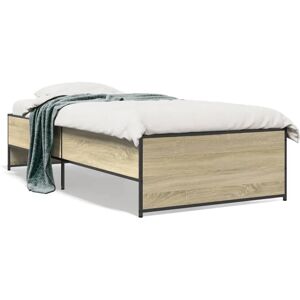 vidaXL Sonoma Eiche Bettgestell - Stabil 140x200 cm - Bettgestell vidaXL Sonoma Eiche Bettgestell - Stabil 140x200 cm - Bettgestell
