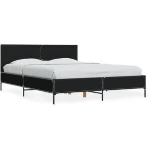 vidaXL Bettrahmen Schwarz 120x190cm - Bettrahmen vidaXL Bettrahmen Schwarz 120x190cm - Bettrahmen