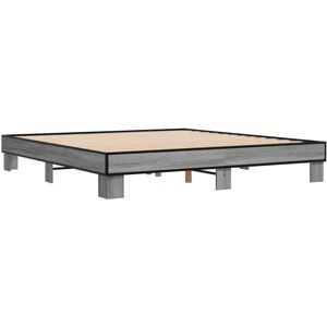 vidaXL Sonoma Grau Bettgestell - Robust & Langlebig vidaXL Sonoma Grau Bettgestell - Robust & Langlebig