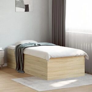 vidaXL Sonoma Oak Bed Frame - Modern 100x200cm vidaXL Sonoma Oak Bed Frame - Modern 100x200cm