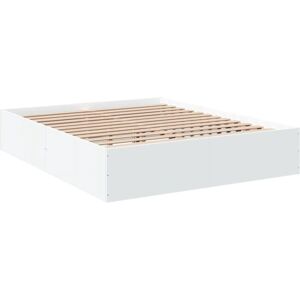 vidaXL Bed Frame White 150x200 cm - Bed Type vidaXL Bed Frame White 150x200 cm - Bed Type