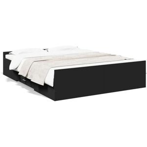 vidaXL Bed Frame with Drawers - Bed Base Sonoma Oak - Bed Frame vidaXL Bed Frame with Drawers - Bed Base Sonoma Oak - Bed Frame