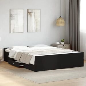 vidaXL Bed Frame with Drawers - Bed Base Sonoma Oak - Bed Type vidaXL Bed Frame with Drawers - Bed Base Sonoma Oak - Bed Type