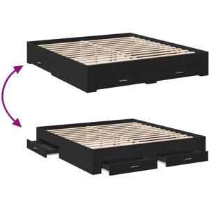 vidaXL 3280357 Bed Frame with Drawers - Bed Type vidaXL 3280357 Bed Frame with Drawers - Bed Type