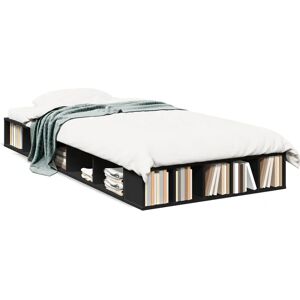 vidaXL Bedframe Zwart 100x200 cm - Bedframe vidaXL Bedframe Zwart 100x200 cm - Bedframe