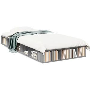 vidaXL 3280515 Cadre de lit Sonoma gris - Avec rangement - Publicité vidaXL 3280515 Cadre de lit Sonoma gris - Avec rangement - Publicité