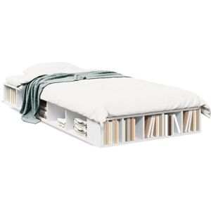 vidaXL 3280524 Cadre de lit en bois stratifié blanc - Cadre de lit - Publicité vidaXL 3280524 Cadre de lit en bois stratifié blanc - Cadre de lit - Publicité