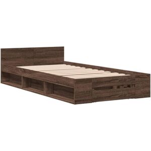 vidaXL Bed Frame with Drawers - Bedroom Modern Storage Solution vidaXL Bed Frame with Drawers - Bedroom Modern Storage Solution