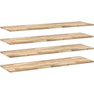 VIDAXL Brown Acacia Floating Shelves - Floating Shelves VIDAXL Brown Acacia Floating Shelves - Floating Shelves