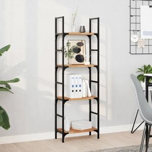 vidaXL Dark Brown 40x20x2cm Floating Shelves - Wall Storage 4pcs vidaXL Dark Brown 40x20x2cm Floating Shelves - Wall Storage 4pcs