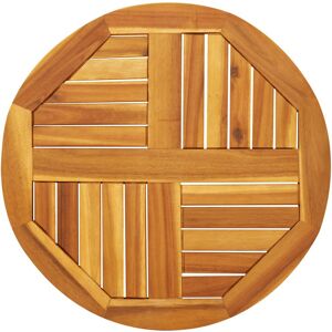 vidaXL Runder Holz Tischplatte 60cm - Tischplatte vidaXL Runder Holz Tischplatte 60cm - Tischplatte