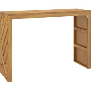 vidaXL Table Console 110x35x75 cm Bois Massif de Teck - Table Console - Publicité vidaXL Table Console 110x35x75 cm Bois Massif de Teck - Table Console - Publicité
