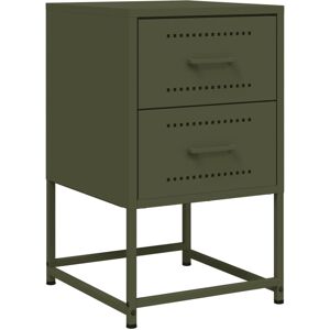 vidaXL Noptier - Oțel de Depozitare - Noptieră vidaXL Noptier - Oțel de Depozitare - Noptieră