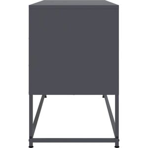 vidaXL Anthracite Steel TV Cabinet - Entertainment Centre vidaXL Anthracite Steel TV Cabinet - Entertainment Centre