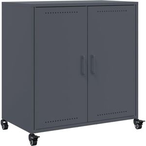 vidaXL Kommode Anthrazit Kaltgewalzter Stahl - Sideboard vidaXL Kommode Anthrazit Kaltgewalzter Stahl - Sideboard