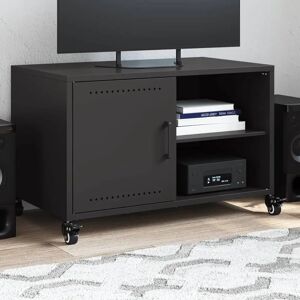 vidaXL 846668 Black TV Cabinet - TV Stand & Media Unit vidaXL 846668 Black TV Cabinet - TV Stand & Media Unit