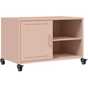 vidaXL Pinkes TV-Sideboard - Stahl Unterhaltungszentrum vidaXL Pinkes TV-Sideboard - Stahl Unterhaltungszentrum
