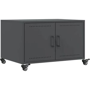 vidaXL Coffee Table Anthracite 68x50x43.5 cm Cold-rolled Steel - Coffee Table vidaXL Coffee Table Anthracite 68x50x43.5 cm Cold-rolled Steel - Coffee Table