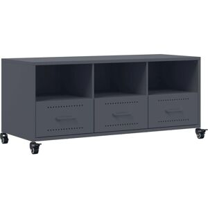 vidaXL 846694 TV Cabinet - Durable Steel, Anthracite - TV Cabinet vidaXL 846694 TV Cabinet - Durable Steel, Anthracite - TV Cabinet