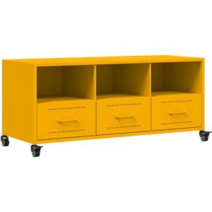 vidaXL 846695 Mustard Yellow TV-Schrank - TV-Schrank vidaXL 846695 Mustard Yellow TV-Schrank - TV-Schrank