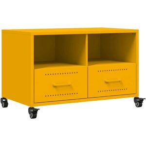 vidaXL 846701 Mustardgelbes TV-Schrank - TV-Schrank vidaXL 846701 Mustardgelbes TV-Schrank - TV-Schrank