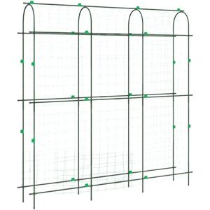 vidaXL Garden Trellis U-Shape Steel Climbing Plant Support vidaXL Garden Trellis U-Shape Steel Climbing Plant Support