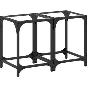 vidaXL Couchtisch mit transparenter Glasplatte - Couchtisch vidaXL Couchtisch mit transparenter Glasplatte - Couchtisch