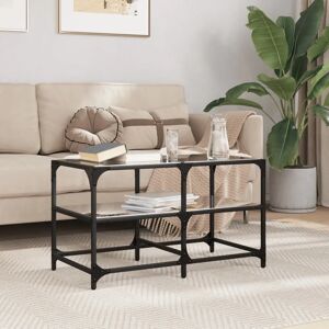 vidaXL Coffee Table with Glass Top - Coffee Table vidaXL Coffee Table with Glass Top - Coffee Table