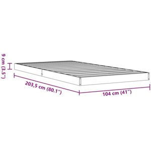 vidaXL 847152 Bed Frame - Rustic Support vidaXL 847152 Bed Frame - Rustic Support