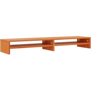 vidaXL Monitor Stand - Solid Wood Pine - Elevates & Storage vidaXL Monitor Stand - Solid Wood Pine - Elevates & Storage