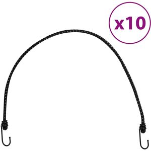 VidaXL Cablu de bungee cu Dungi Reflectorizante - 88cm - 10 bucăți VidaXL Cablu de bungee cu Dungi Reflectorizante - 88cm - 10 bucăți
