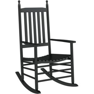 vidaXL 4008870 Outdoor Stuhl - Holz Schwarz vidaXL 4008870 Outdoor Stuhl - Holz Schwarz