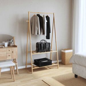 vidaXL Kleiderständer mit Ablagen - 96x45,5x150,5 cm Bambus Braun vidaXL Kleiderständer mit Ablagen - 96x45,5x150,5 cm Bambus Braun