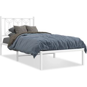 vidaXL 376169 Stalen bedframe met hoofdbord - Soort bed vidaXL 376169 Stalen bedframe met hoofdbord - Soort bed