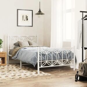 vidaXL Metal Bed Frame with Headboard - Bed Type vidaXL Metal Bed Frame with Headboard - Bed Type